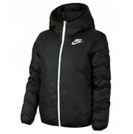 Kurtki damskie - Kurtka Damska Nike zimowa dwustronna puchowa Czarna CU0282-010 r. L - miniaturka - grafika 1