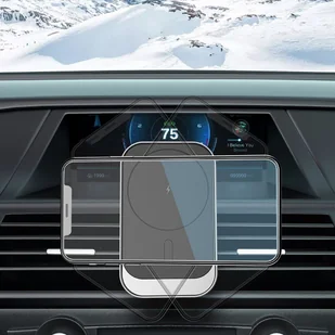 Uchwyt Samochodowy z Ładowarką Magnetyczną CW19 Magsafe - Uchwyty samochodowe do telefonów - miniaturka - grafika 8