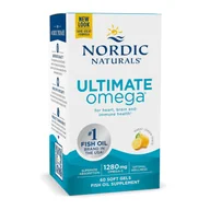 Suplementy diety - Nordic Naturals Ultimate Omega 1280 mg Lemon Suplement diety 60 kaps. - suplement - miniaturka - grafika 1
