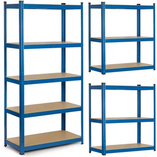 Humberg Regał metalowy magazynowy 150 x 75 x 30 Humberg 4842 4842 - Szafy i regały magazynowe - miniaturka - grafika 1