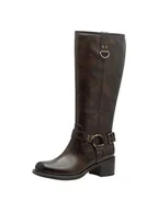 Kozaki damskie - Marco Tozzi Damskie buty Long Boot 2-25517-43, modne kozaki, Cafe Antic, 38 EU, Cafe Antic, 38 EU - miniaturka - grafika 1