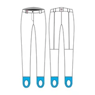 Spodnie narciarskie - Spodnie narciarskie Rossignol damskie W Ski Fuseau białe - M - miniaturka - grafika 1