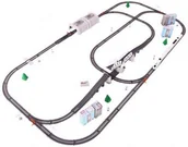 Pociągi dla dzieci - Ogromna Kolejka Elektryczna: Pociąg Osobowy PENDOLINO + Tunele + Tory + Ruchomy Most... - miniaturka - grafika 1