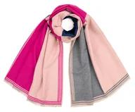 Apaszki i szaliki damskie - Szalik Damski Młodzieżowy Zimowy Miękki Ciepły Duży Kolorowy Casualowy - miniaturka - grafika 1