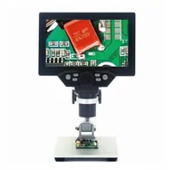 Mikroskopy i lupy - MIKROSKOP CYFROWY HD LCD 7" 12MP 1200X STATYW - miniaturka - grafika 1