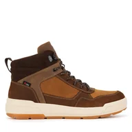 Botki męskie - Trzewiki Rieker Revolution Lifestyle U0073-22 Brązowy - miniaturka - grafika 1