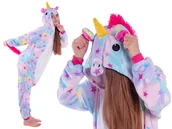 Piżamy chłopięce - Jednorożec Piżama Kigurumi Gwiazdki 170 - miniaturka - grafika 1