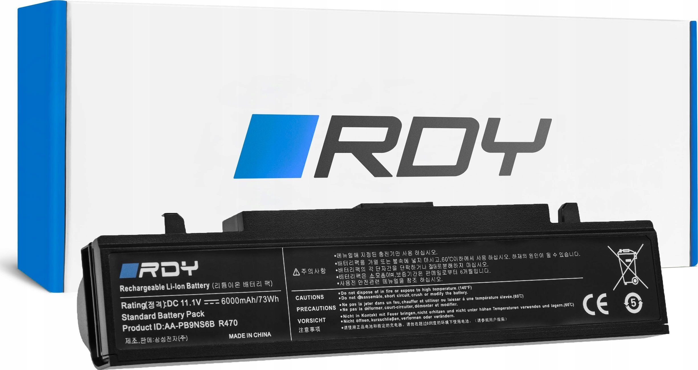 Green Cell Bateria RDY AA-PB9NC6B AA-PB9NS6B do Samsung R519 R522 R525 R530 R540 R580 R620 R780 RV510 RV511 NP300E5A SA02BRDY