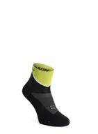 Skarpetki i podkolanówki sportowe - Skarpety biegowe Salomon Pulse Ankle - black/sulphur spring/yellow - miniaturka - grafika 1