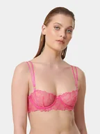 Biustonosze - Bluebella Biustonosz z fiszbiną Valentina 42231 Różowy - miniaturka - grafika 1