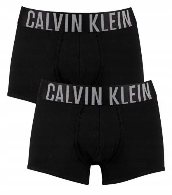 Calvin Klein Majtki Bokserki 2-PACK czarny rozmiar S