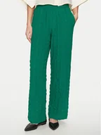Spodnie damskie - Vero Moda Spodnie materiałowe Noella 10325210 Zielony Straight Fit - miniaturka - grafika 1
