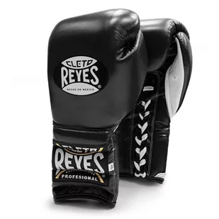 Cleto Reyes Rękawice Bokserskie Lace Up Sparring Gloves Black - Rękawice bokserskie - miniaturka - grafika 1