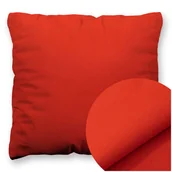Poszewki na poduszki - Poszewka Bawełna 50 x 50 Jednolita Ola Czerwony - miniaturka - grafika 1