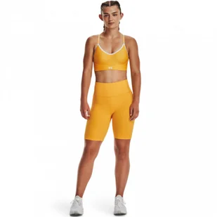 Damskie spodenki treningowe UNDER ARMOUR UA Meridian Bike Shorts - żółte - Spodnie sportowe damskie - miniaturka - grafika 1