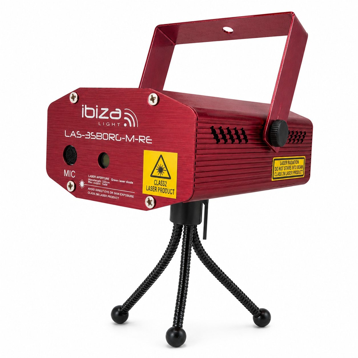 Lampa studyjna Ibiza Light Laser czerwony zielony 130mW Ibiza Light one size