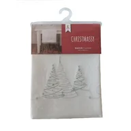 Obrusy i serwetki - Bieżnik Chistmassy 45 x 180 cm biały - miniaturka - grafika 1