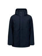 Kurtki męskie - No Excess Parka softshellowa w kolorze granatowym - miniaturka - grafika 1