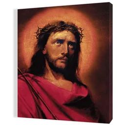 Obraz religijny na płótnie Jezus Chrystus Umęczony - Ikony i obrazy sakralne Obraz religijny na płótnie Jezus Chrystus Umęczony - Ikony i obrazy sakralne - miniaturka - grafika 1