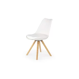 Krzesło Drewniane K-201 Buk / Biały Halmar - Krzesła - miniaturka - grafika 1