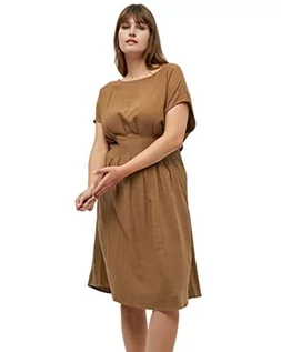 Sukienki - Peppercorn Damska sukienka wiskozowa Lenora, brązowa, 22 - grafika 1