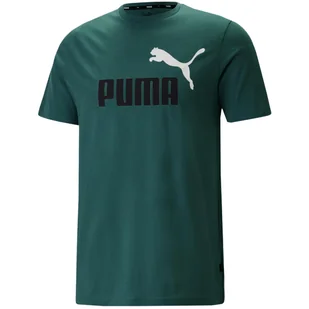 Koszulka fitness męska Puma ESS+ 2 Col Logo Tee - Koszulki sportowe damskie - miniaturka - grafika 1