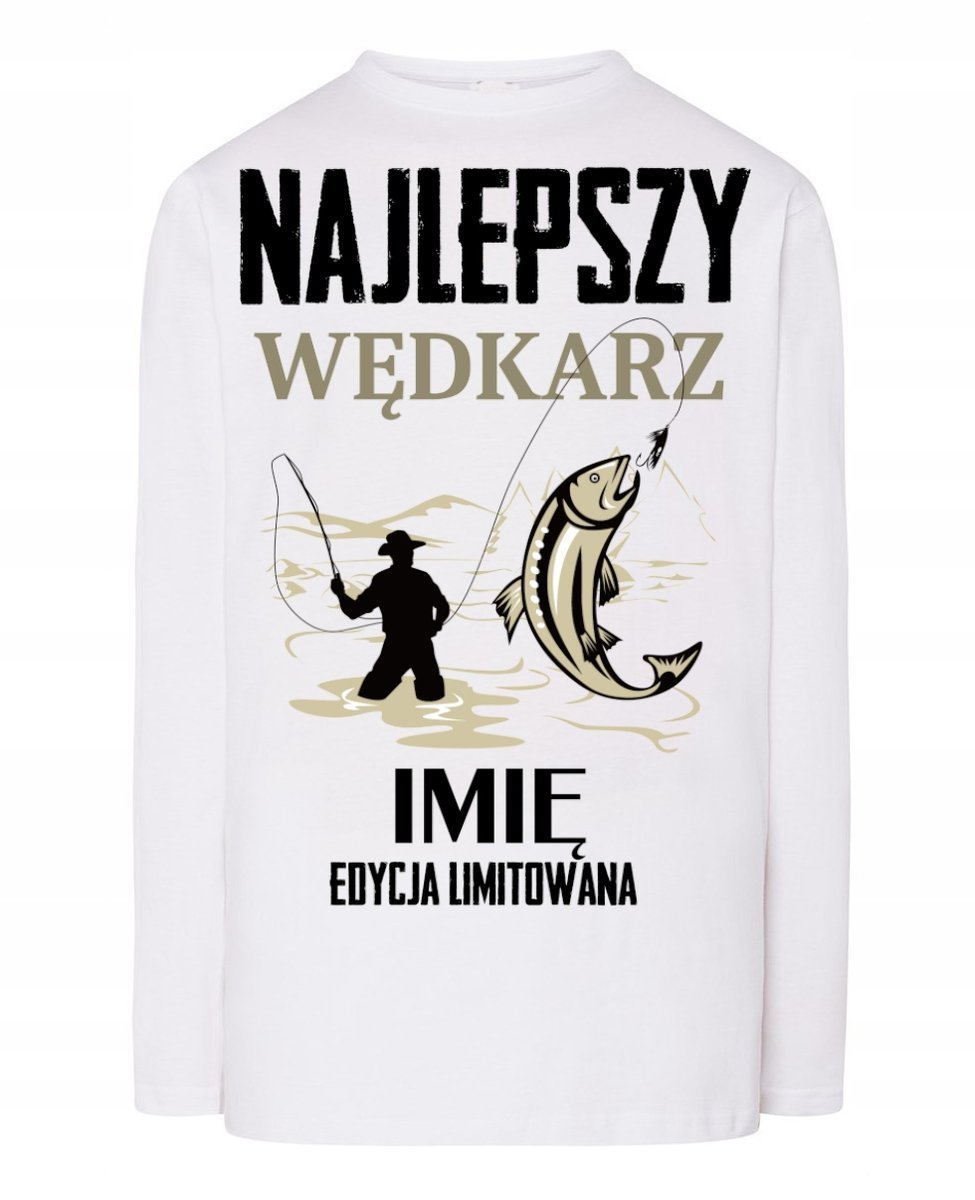 Longsleeve Najlepszy Wędkarz Imię r.XS