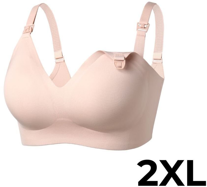 Momcozy YN21 Maternity Nursing Bra Skin 2XL Biustonosz Do Karmienia Beżowy FB081-SK02XL-A