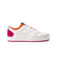 Sneakersy damskie - Sneakersy damskie DIADORA MAGIC BASKET LOW CROCO WN - miniaturka - grafika 1