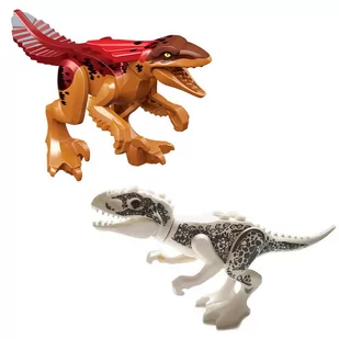 Dinozaury klocki Fire Raptor i Tyranozaur - Klocki - miniaturka - grafika 1