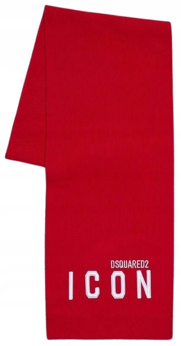 DSQUARED2 ORYGINALNY SZALIK UNISEX ICON WEŁNA