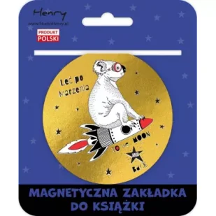 Henry Zakładka magnetyczna kulka 2 odlotowiec - Zakładki do książek - miniaturka - grafika 1