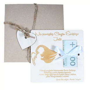 BON podarunkowy pamiątka Chrztu Świętego - Pasmanteria BON podarunkowy pamiątka Chrztu Świętego - Pasmanteria - miniaturka - grafika 1