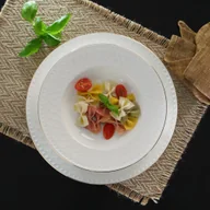 Serwisy obiadowe - Serwis obiadowy porcelanowy na 12 osób ROMA GOLD - miniaturka - grafika 1