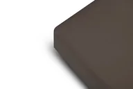 Prześcieradła - Prześcieradło z gumką, Konsimo, DERMI, 160x200 cm, brązowy - miniaturka - grafika 1