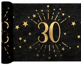 Santex Dekoracja bieżnik na stół z nadrukiem na 30 urodziny Sparkling - 30 x 500 cm - 1 szt. S6787-30 - Obrusy i serwetki - miniaturka - grafika 1