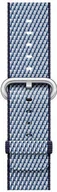 Akcesoria do smartwatchy - Apple Pasek z plecionego nylonu w kolorze nocnego błękitu (w kratkę) do koperty 42 mm MQVM2ZM-A - miniaturka - grafika 1