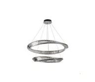 Lampy sufitowe - LED Żyrandol ściemnialny na lince LED/90W/230V 3000-6500K chrom + pilot zdalnego sterowania - miniaturka - grafika 1