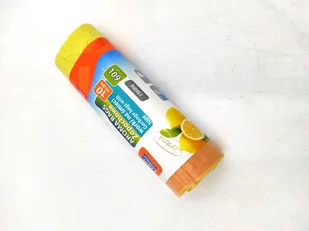 Worki Śmieci Taśmą Zapachowe Cytrynowe 60L 10 Szt - Worki na śmieci - miniaturka - grafika 1