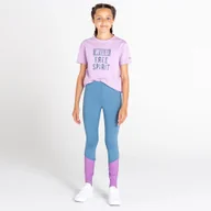 Legginsy - Dare 2b - Dziecięce Legginsy Crystalize Szary, Rozmiar: 9-10 lat - miniaturka - grafika 1