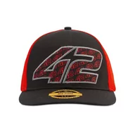 Czapki damskie - Valentino Rossi Alex Rins męska czapka z daszkiem, czerwono-szara, jednokolorowa - miniaturka - grafika 1