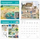 Kalendarze - Kalendarz 2026 ścienny 30x30 Impresjonizm HELMA - miniaturka - grafika 1