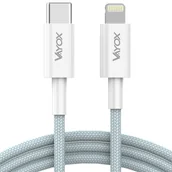 Kable USB - Kabel USB-C - Lightning 20W 3A 1m premium line VA0106 Vayox - miniaturka - grafika 1