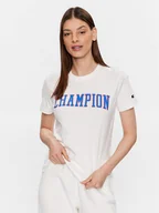 Koszulki i topy damskie - Champion T-Shirt 116084 Biały Regular Fit - miniaturka - grafika 1