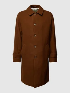 Płaszcz wełniany z wpuszczanymi kieszeniami - Płaszcze męskie - miniaturka - grafika 1