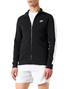 Nike Męska kurtka M NSW Club Bb TRK JKT, czarny/biały/czarny/biały., L DD7010 - Kurtki męskie - miniaturka - grafika 1