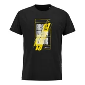 Koszulki sportowe męskie - Koszulka męska Babolat Exercise Message Tee Black/Black M - miniaturka - grafika 1