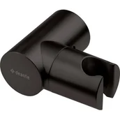 Akcesoria do armatury i ceramiki - Deante Round Uchwyt punktowy słuchawki nero - miniaturka - grafika 1