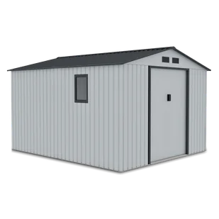 Domek na narzędzia HUDSON 9x10 Light Grey - Altany ogrodowe Domek na narzędzia HUDSON 9x10 Light Grey - Altany ogrodowe - miniaturka - grafika 1