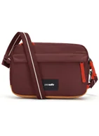 Torby męskie - Antykradzieżowa torba na ramię Pacsafe Go Anti-Theft Crossbody Bag - garnet red - miniaturka - grafika 1